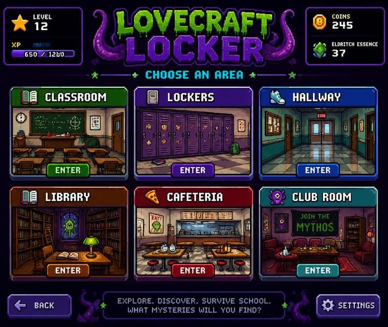 Lovecraft Locker 攻略要点 场景图 2